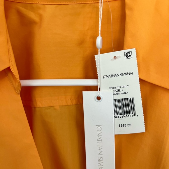 JONATHAN SIMKHAI Aulora Puff-Sleeve Cut-Out Minidress - Picture 10 of 12